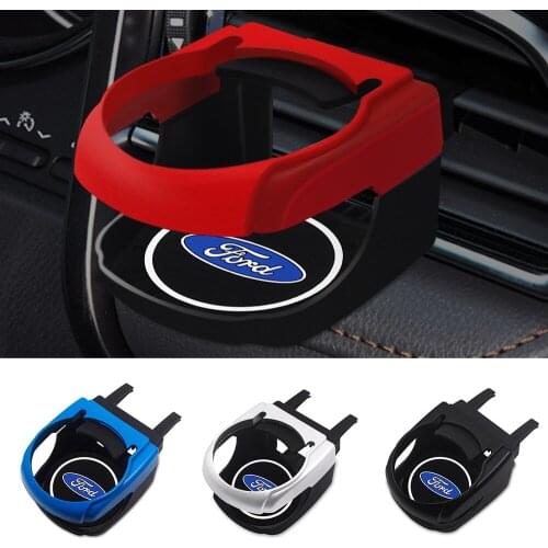 Universal Car Vehicle Air Vent Mount Plastic Drink Cup Bottle Holder Bracket for Ford Fiesta EcoSport Focus 1 2 Auto Accessories