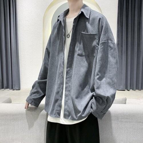 Мужские вельветовые рубашки VOLGINS China At AliExpress