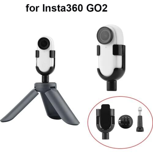 Protective Frame for Insta360 GO 2 1/4 Screw Adapter Adjustable Angle Bracket Stabilizer for Insta360 GO 2 Camera Accessories