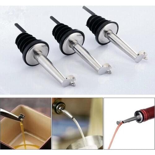 2PC/lot Bottle Nozzle Pourer Oil/mouth with Bottle Stopper Cork Wine Bottle Red Dry Pot Plug Olive Dispenser