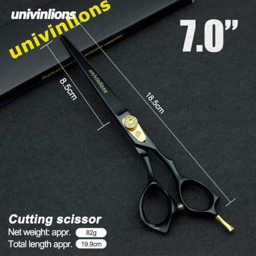 7" Pet Dog Gromming Scissors Cutting Shears Straight Scissors Sharp Edge Pet Cutting Scissors for Dog Grooming Stainless Steel