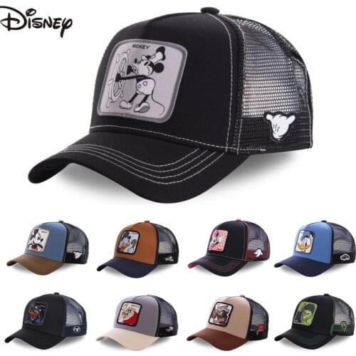 New Brand Disney Minnie Mickey Snapback Cotton Baseball Cap Men Women Hip Hop Dad Mesh Hat Trucker Hat Dropshipping