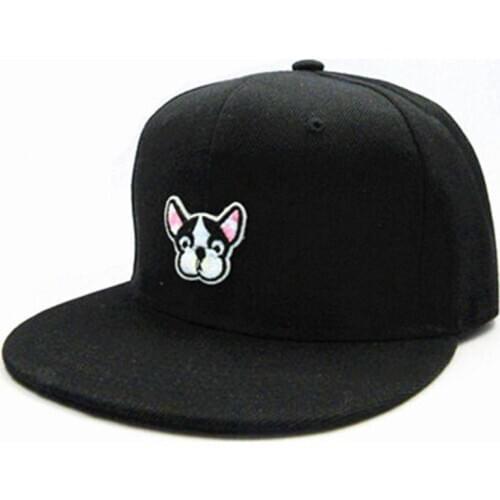 LDSLYJR dog embroidery cotton Baseball Cap hip-hop cap Adjustable Snapback Hats for men and women 312