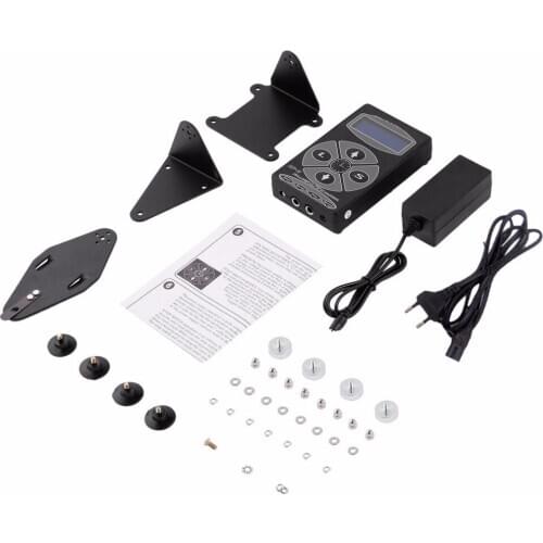 Professional HP-2 Tattooing Power Supply Hurricane Power Supply Digital Dual LCD Display Tattooing Power Supply Machines EU Plug