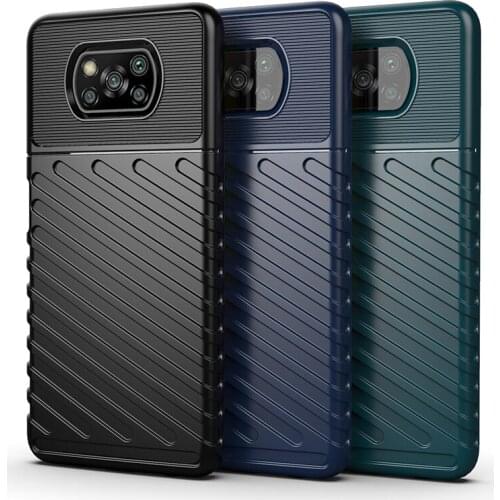 For Xiaomi Pocophone Poco X3 NFC Case Resilient Thunder Shield Cover For xiaomi poco x3 x3nfc
