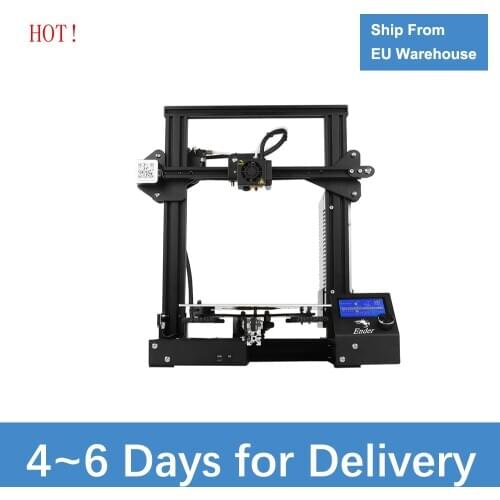 Ender-3 High-precision DIY 3D Printer Self-assemble 220 * 220 * 250mm Printing Size with Resume Printing Function Self-assemble