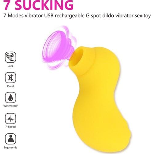 Sex Toys for Women Powerful Nipple Sucking Blowjob Clitoral Excitement Stimulation Vibrator Sex Suction Masturbator Toy