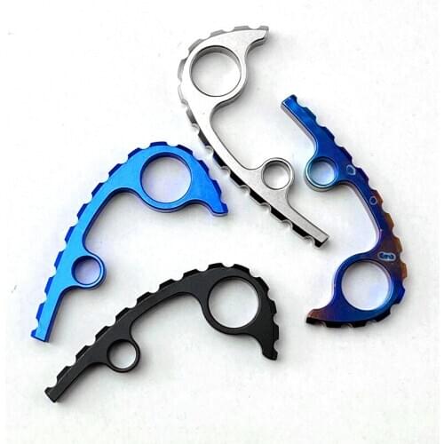 EDC Pocket Clip Titanium Knife Clip Back Spacer For Spyderco Para3