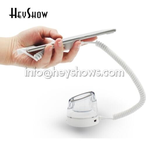 Mobile Phone Security Acrylic Burglar Alarm System Display Stand Apple Samsung Huawei Tablet Anti-Theft Holder For Retail Store