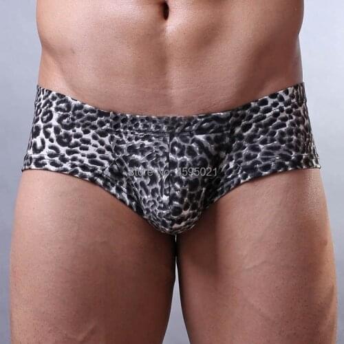 Mens Underwear Boxers Boxer Para Hombre Leopard Mini Boxer Bokserki Boxershorts Men Underpants Male Pure Men Panties Shorts