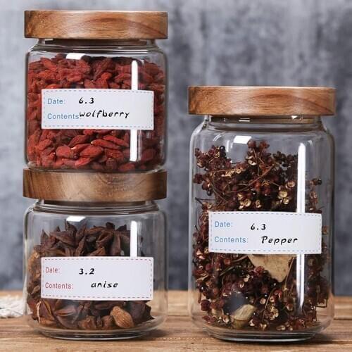 Label Stickers Condiment Stickers Removable Freezer Labels 1 x 3 Inch Food Storage Stickers Refrigerator Freezer Paper Labels