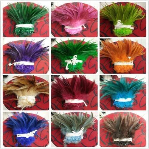 13 Colors Wholesale 50/100pcs Pretty Natural Rooster Feathers 4-6 inch/10-15 cm DIY Jewelry Craft Making Home Decoration