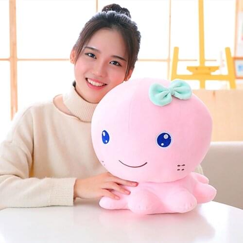 New Toy Cute Jellyfish Plush Doll Marine Animal Soft Cotton Doll Cute Plush Toy High Quality Aquatic Creatures Birthday Gift