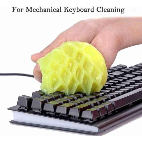 New Auto Car Cleaning Pad Glue Powder Cleaner Magic Cleaner Dust Remover Gel Home Computer Keyboard Clean Tool Car Cleaning