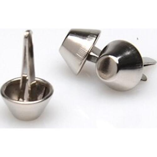 500pcs Bag / purse feet,12mm - Silver