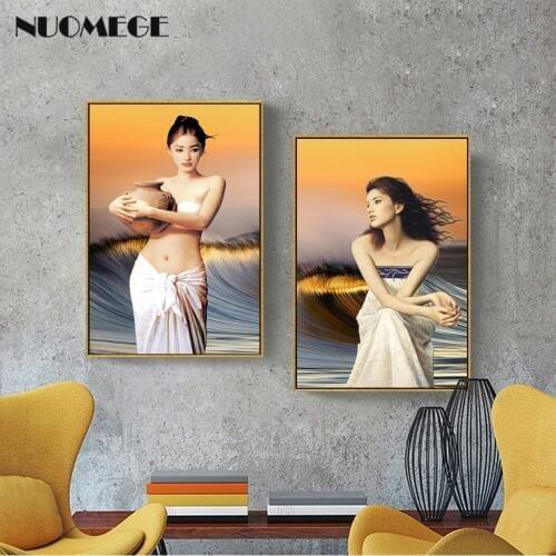 Настенные масляные картины NUOMEGE China At AliExpress