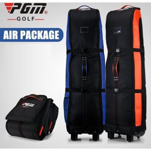 PGM Foldable Golf Aviation Bag Thicker Golf Bag With Bottom Chassis And Wheels Large Capacity Practical Travel Golf Bags