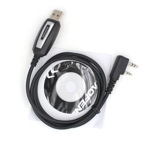 BAOFENG Programming Cable For UV-5R UV-82 BF-888S BF-UVB2 Plus etc Handheld Radio with K1 Plug USB-K1