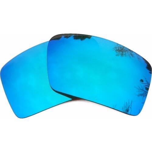 Ice Blue Mirrored Polarized Replacement Lenses for Eyepatch 1&Eyepatch 2 Sunglasses Frame 100% UVA & UVB
