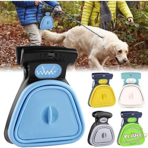 Pet Supplies Outdoor Travel Pick Up Pet Waste Picker Foldable Dog Poop Bag Dispenser Poop Scoop Cleaner Cleaning Eco-Friendly
