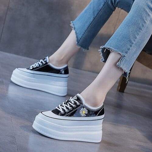 Size 34-39 Women High Heel Shoes Fashion Thick Bottom Pumps Summer Sneakers Office Shoes Women Casual Daily Footwear