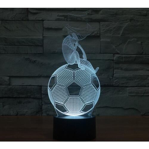 Usb Novelty Night 3D Lamp Seven color Led Touch Atmosphere Table Lamp 7 color change Desk Lamp For Living Room