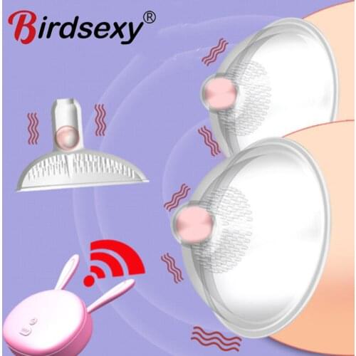 10 Modes Nipple Vibrator Sex Toys For Women Stimulation Breast Enlargement Masturbator Nipple Chest Massage Sex Toys for Women