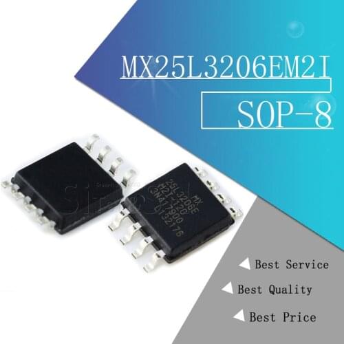 10pcs/lot MX25L3206EM2I-12G SOP-8 MX25L3206 25L3206E 25L3206