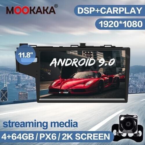 11.8‘’ MAX-PAD Android 9.0 64G Car Radio GPS Navigation For Honda Fit 2014-2019 Car Auto Multimedia Player Stereo Headunit Audio
