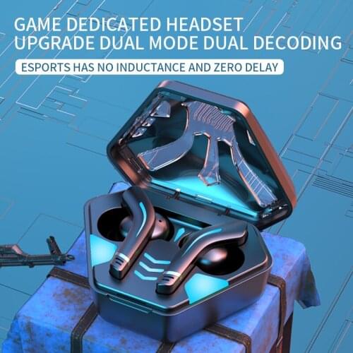 2021 Hot sales True wireless earphones TWS sports Gaming Headphone BT 5.0 noise reduction earbuds headphones with charging box