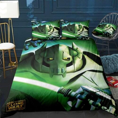 General Grievous Duvet Cover Comfortable Quilt Home Decora Design Universal Bedding Set Bedclothes+Pillowcase 3pcs