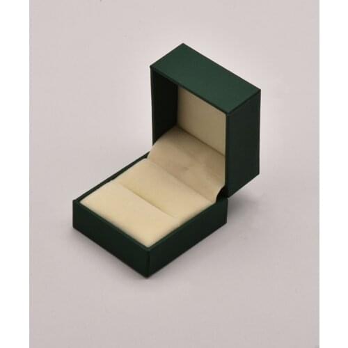 5Pcs/Lot 53mm*48mm*40mm Dark Green Jewelry Box Ring Earring Storage Box Jewelry Display Box Gift Boxes Ring Display JA0448