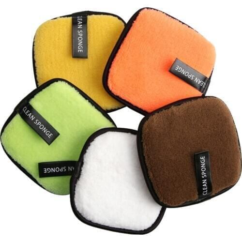 5Pcs Reusable Makeup Remover Cotton Pads Washable Facial Cleansing Pad Double Layer Face Makeup Cleaning Puff Make Up Tool