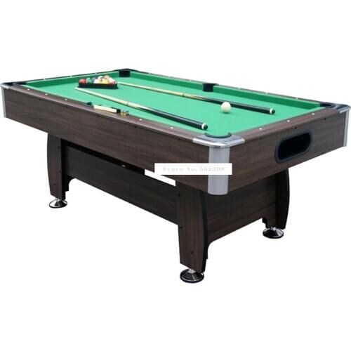 American Style 7 feet Wood Billiard Table With 16pcs Balls 2 Cue Modern Strong Frame leg Sport Equipment Snooker SUB-8446R-1LZ