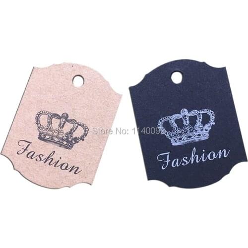 Jewelry price tag/garment printed label/cardboard tag printing/gift packing label/clothing kraft paper tag/logo 1000 pcs a lot