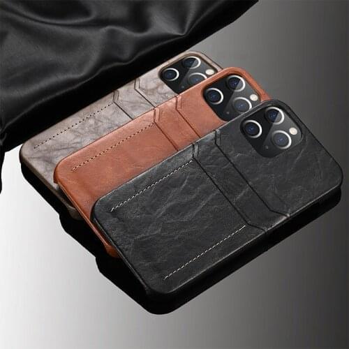 Luxury PU Leather Phone Case for iPhone 12 Pro Max Case Hard PC Back Coque Cover for Apple iPhone 12 Mini 12 Pro Case Funda Capa