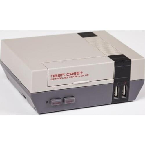 Retroflag Raspberry pi case NESPi Case Plus with Safe Shutdown for Raspberry Pi 3 B+ (B Plus) 2