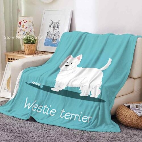 Pet Dog Flannel Blanket Cute Animal Cartoon Fleece Blanket For Kids Gift Bedspreads For Bed Nap Office Sofa Soft Thermal Blanket