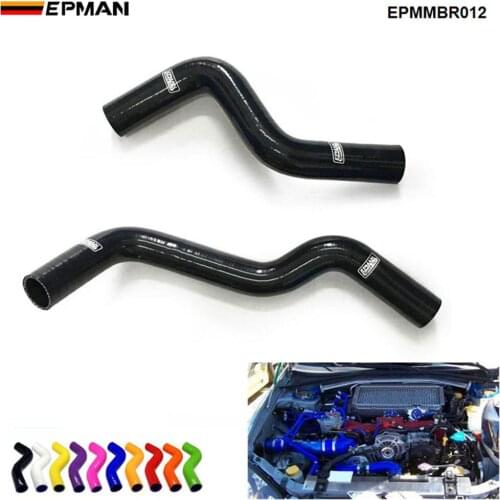 Racing Silicone turbo intercooler Radiator hose kit For MIT LANCER VIRAGE 1.8 4G93 00-07 (2pcs) EPMMBR012