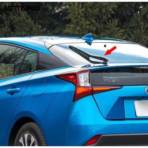 For Toyota Prius Hatchback 2019 2020 Chrome Rear Wiper Cover Trim Windscreen Clean Wash Strip Exterior Accessories Car Styling
