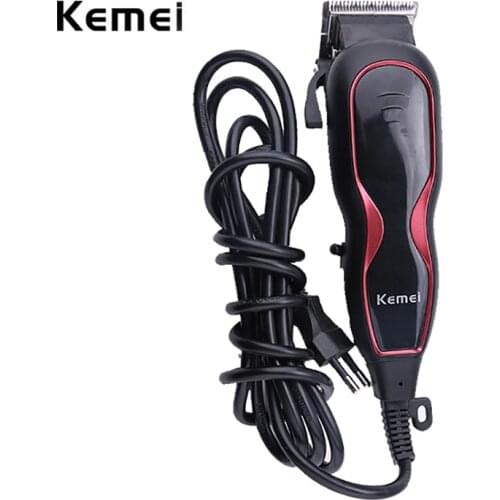 Kemei Professional Hair Clipper Electric Hair Trimmer Powerful Hair Shaving Machine Beard Trimmer With 4 Limit Combs KM-1027