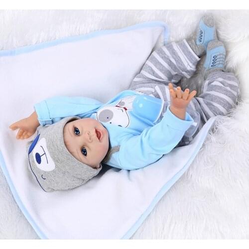 Free shipping hot sale lifelike reborn baby doll wholesale newborn baby fashion doll Christamas Gift newborn baby doll