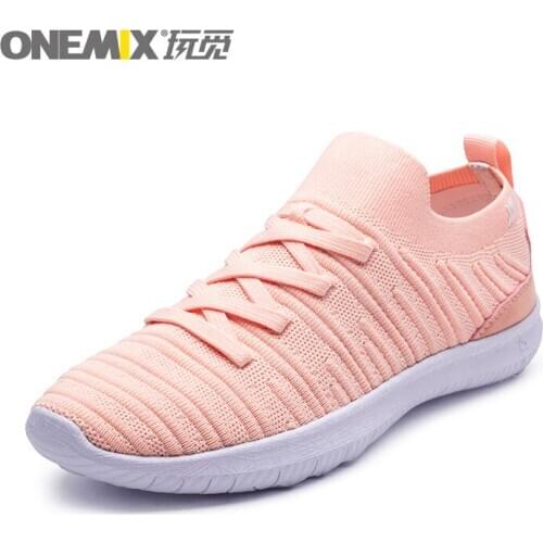 ONEMIX Unisex Loafers Men Casual Flat Shoes Breathable Vamp Light Tenis Masculino Zapatos Hombre Sapatos Outdoor Jogging Shoes
