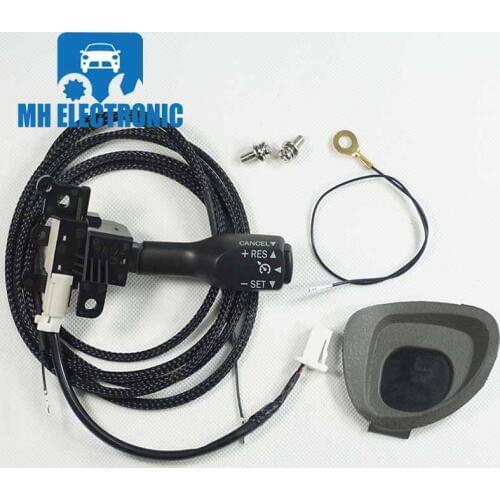 MH ELECTRONIC Cruise Control Switch 84632-34017 With Wires Screws & Cover 45186-06210-E0 4518606210E0 for Toyota Camry 2006-2015