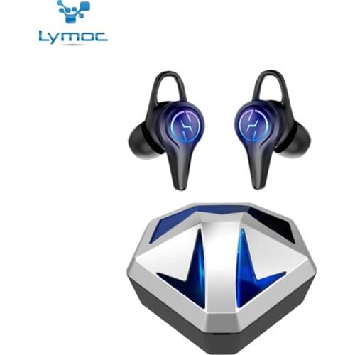 LYMOC TWS Earbuds Wireless Headsets BT 5.0 Earphones Gaming Low Delay Auriculares Microphone Handsfree for Call Video Music Game