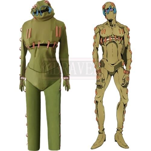 JoJos Bizarre Adventure Secco Carnival Party Anime Halloween Christmas Cosplay Costumes Custom Made Free Shipping