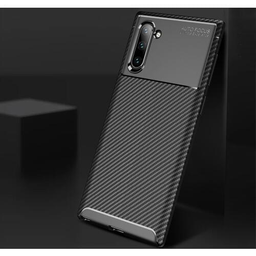 Note 10 Shockproof Carbon Case for Samsung Galaxy Note 10 Pro Case Silicone TPU phone Case Soft Back Cover for Samsung Note 10
