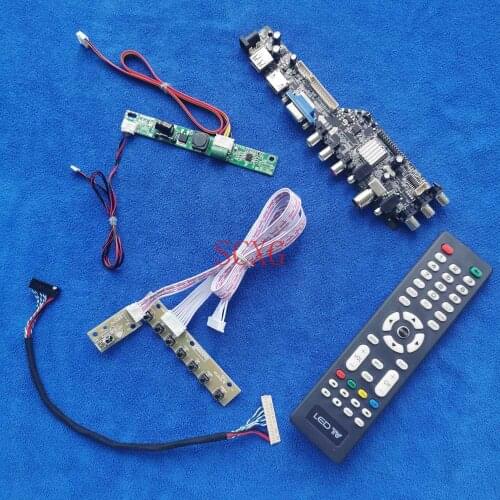 1440*900 Display controller board 30Pin-LVDS LED LCD Signal Digital DIY Kit Fit LTM190BT07/LTM190BT08 AV VGA USB HDMI-compatible