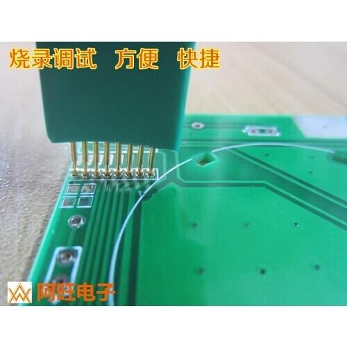 1.25-8P Program Burning Needle Spring Test Pin 8 Feet 1.25mm Spacing 50mil