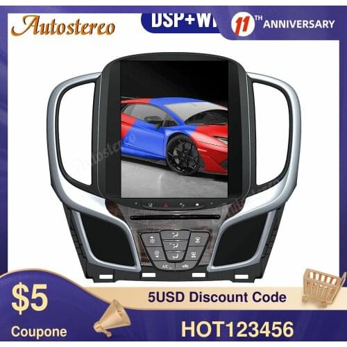 Tesla Style Android 9.0 PX6 Car Player GPS Navigation For Buick lacrosse 2015-2019 Stereo Head Unit Multimedia Player Auto Radio